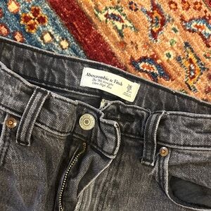 Abercrombie & Fitch 90s Straight High Rise Curve Love